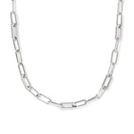 Kendra Scott Bella Chain Necklace – Silver White CZ - Juli's Wearable Art
