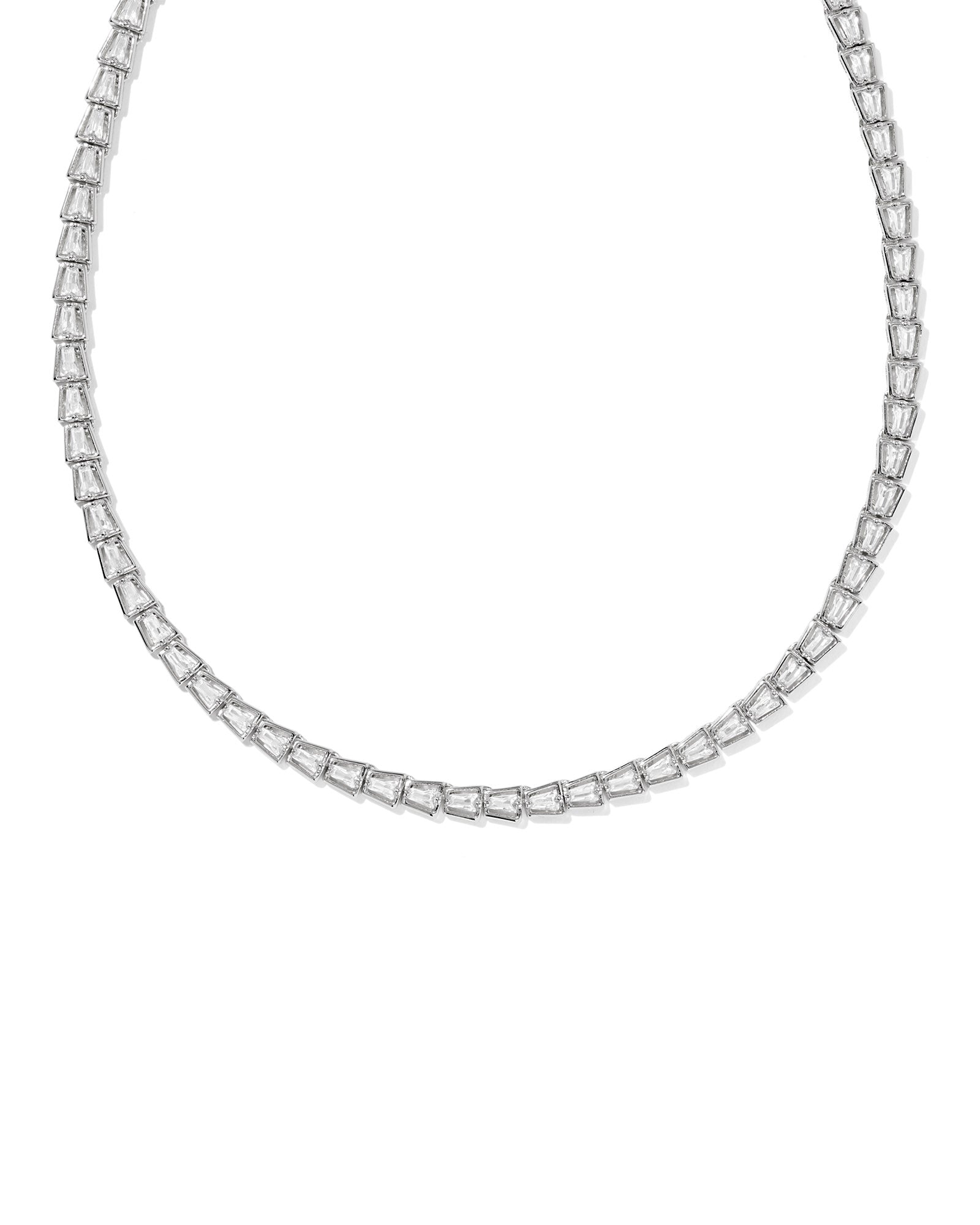 Kendra Scott Bella Tennis Necklace – Silver - Juli's Wearable Art