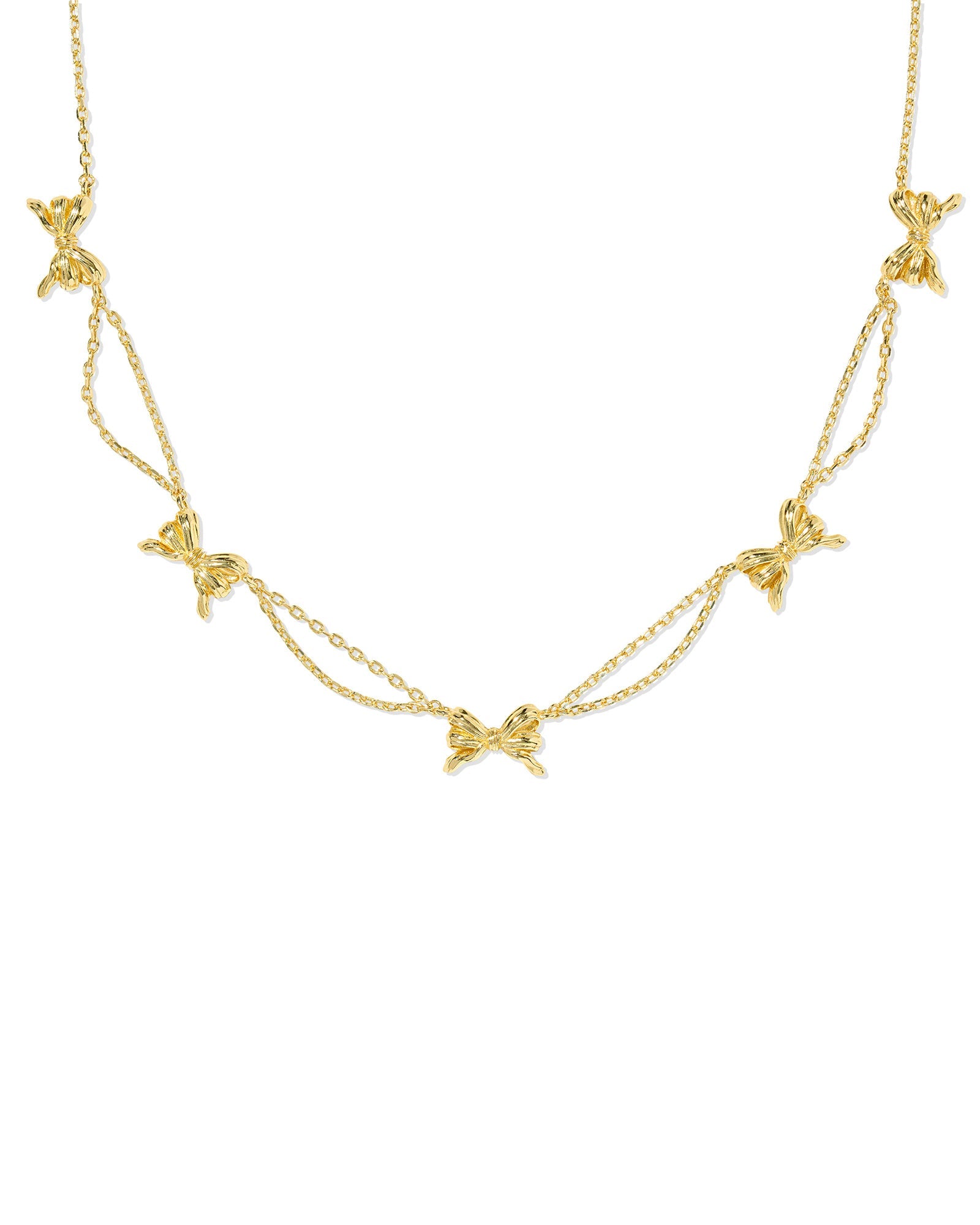 Kendra Scott Bow Strand Necklace – Gold - Juli's Wearable Art