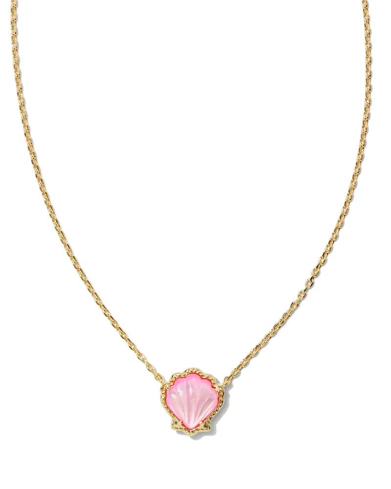 Kendra Scott Brynne Gold & Blush Pink Shell Necklace - Juli's Wearable Art