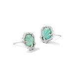 Kendra Scott Brynne Sea Green Shell Post Earrings - Juli's Wearable Art