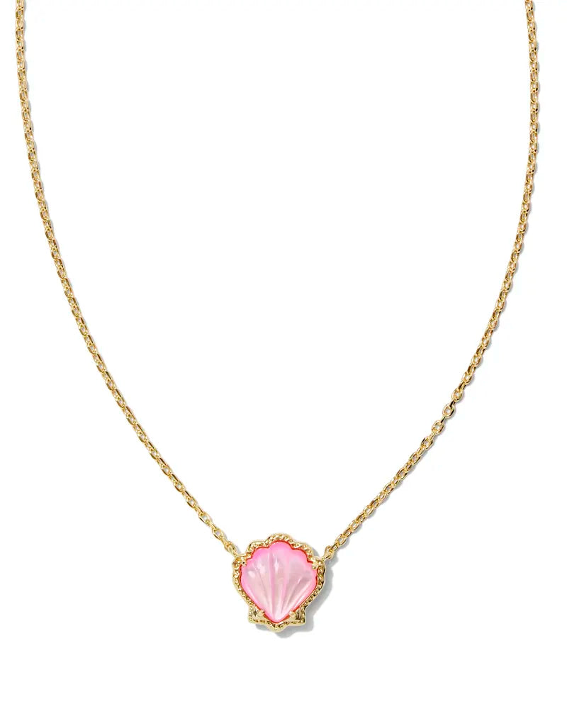 Kendra Scott Brynne Gold & Blush Pink Shell Necklace