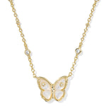 Kendra Scott Cailey Butterfly Short Pendant Necklace | Gold MOP - Juli's Wearable Art