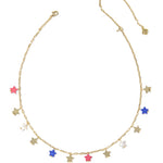 Kendra Scott Camila Strand Necklace |Gold | Red White Blue Mix - Juli's Wearable Art