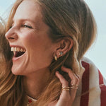 Kendra Scott Cassidy Stud Earrings - Red White & Blue Illusion - Juli's Wearable Art