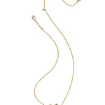 Kendra Scott Checkered Flag Pendant Necklace | Gold | White MOP - Juli's Wearable Art