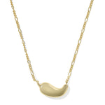 Kendra Scott Chili Pepper Short Pendant Necklace | Gold | Red Vermillion Magnesite - Juli's Wearable Art