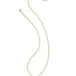 Kendra Scott Clover Short Pendant Necklace - Gold & Lime Green Magnesite - Juli's Wearable Art