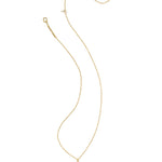 Kendra Scott Daphne Crystal Frame Short Pendant Necklace – Gold Green Malachite - Juli's Wearable Art
