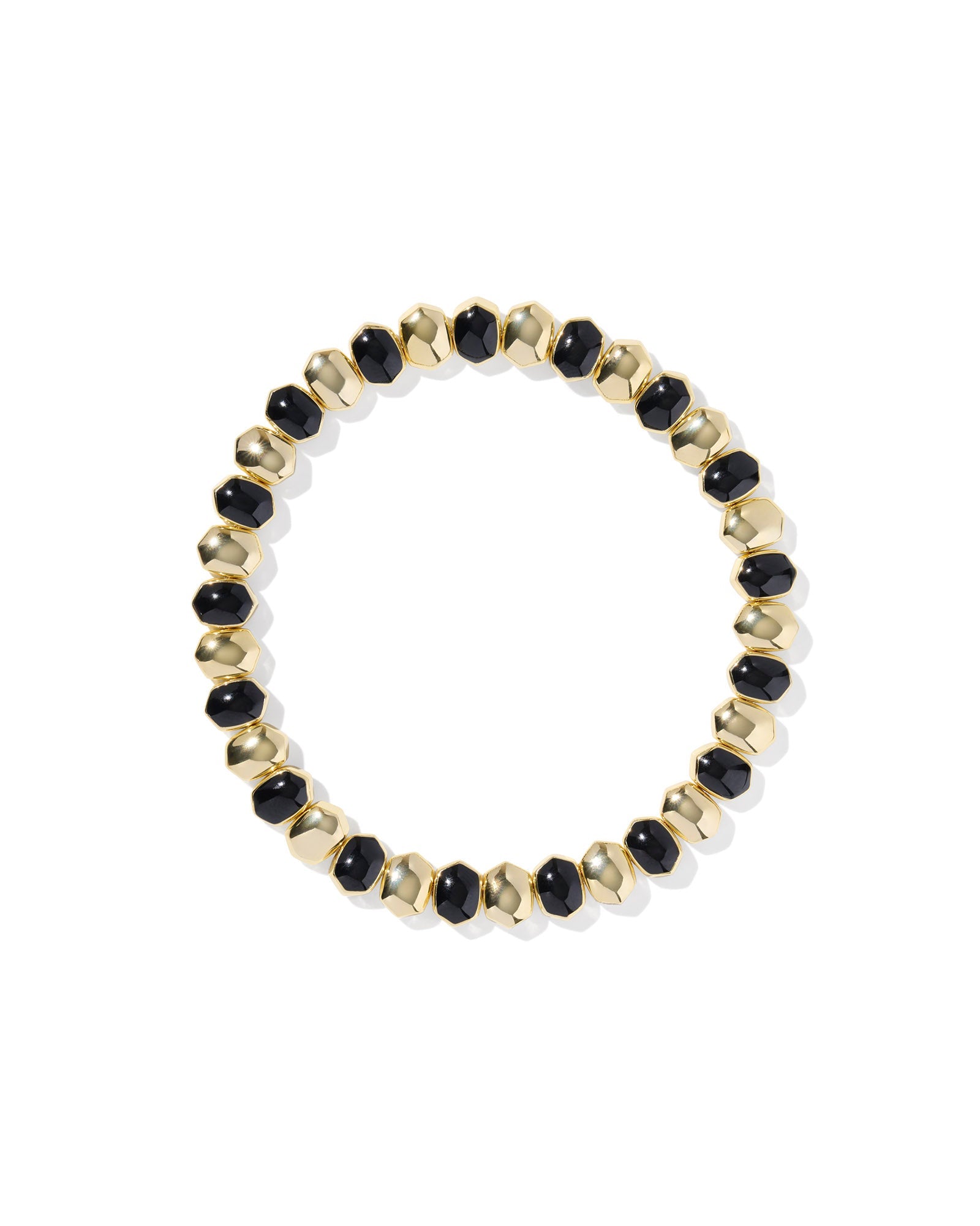 Kendra Scott Daphne Stretch Beaded Bracelet Gold Black