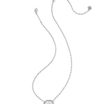 Kendra Scott Elephant Short Pendant Necklace | Silver | Light Gray MOP - Juli's Wearable Art