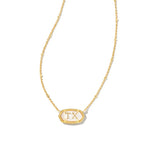 Kendra Scott Elisa Gold Texas Necklace in Ivory Mother - of - Pearl - Juli's Wearable Art