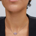 Kendra Scott Elisa Necklace | Silver Purple Amethyst - Juli's Wearable Art