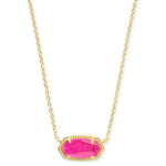 Kendra Scott Elisa Pendant Necklace - Gold & Azalea Illusion - Juli's Wearable Art