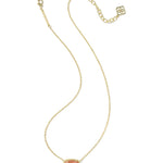 Kendra Scott Elisa Pendant Necklace | Gold | Burnt Orange Mother of Pearl - Juli's Wearable Art