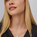 Kendra Scott Elisa Pendant Necklace | Gold & Dichroic Glass - Juli's Wearable Art