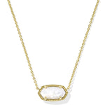 Kendra Scott Elisa Pendant Necklace | Gold & Ivory Mother of Pearl - Juli's Wearable Art