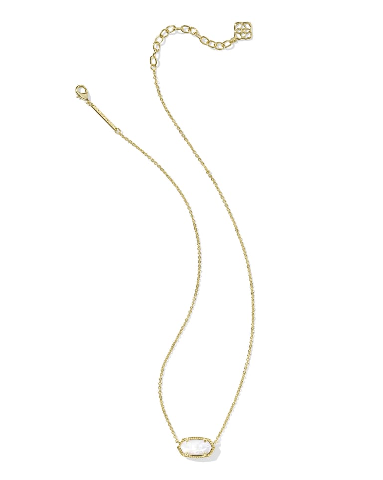 Kendra Scott Elisa Pendant Necklace | Gold & Ivory Mother of Pearl - Juli's Wearable Art
