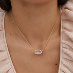 Kendra Scott Elisa Pendant Necklace | Gold & Purple Amethyst - Juli's Wearable Art