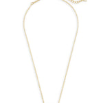 Kendra Scott Elisa Short Pendant Necklace | Gold | Peridot Illusion - Juli's Wearable Art