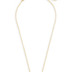 Kendra Scott Elisa Short Pendant Necklace | Gold | Rose Quartz - Juli's Wearable Art