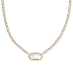 Kendra Scott Elisa Tennis Necklaces – Ivory Mother of Pearl - Juli's Wearable Art