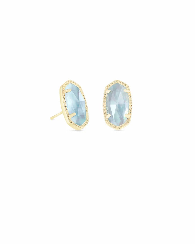 Kendra Scott Ellie Stud Earrings in Light Blue Illusion