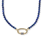 Kendra Scott Emery Beaded Strand Necklace - Gold & Blue Lapis - Juli's Wearable Art
