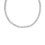 Kendra Scott Fate Tennis Necklace | Silver White CZ - Juli's Wearable Art