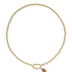 Kendra Scott Football Metal Strand Necklace - Gold - Juli's Wearable Art