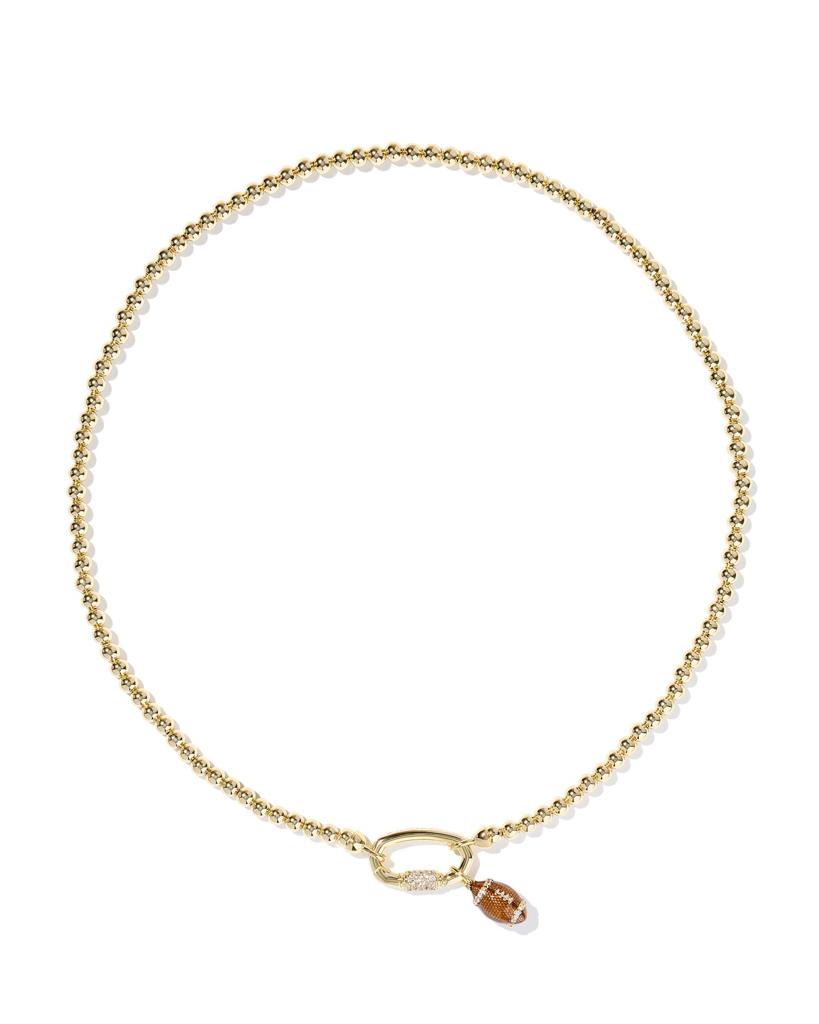 Kendra Scott Football Metal Strand Necklace - Gold - Juli's Wearable Art
