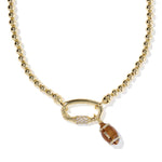 Kendra Scott Football Metal Strand Necklace - Gold - Juli's Wearable Art