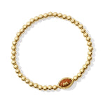 KENDRA SCOTT FOOTBALL STRETCH BRACELETS - ORANGE GOLDSTONE - Juli's Wearable Art