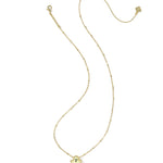 Kendra Scott Ghost Short Pendant Necklace | Gold White Glow-in-the-Dark Glass - Juli's Wearable Art