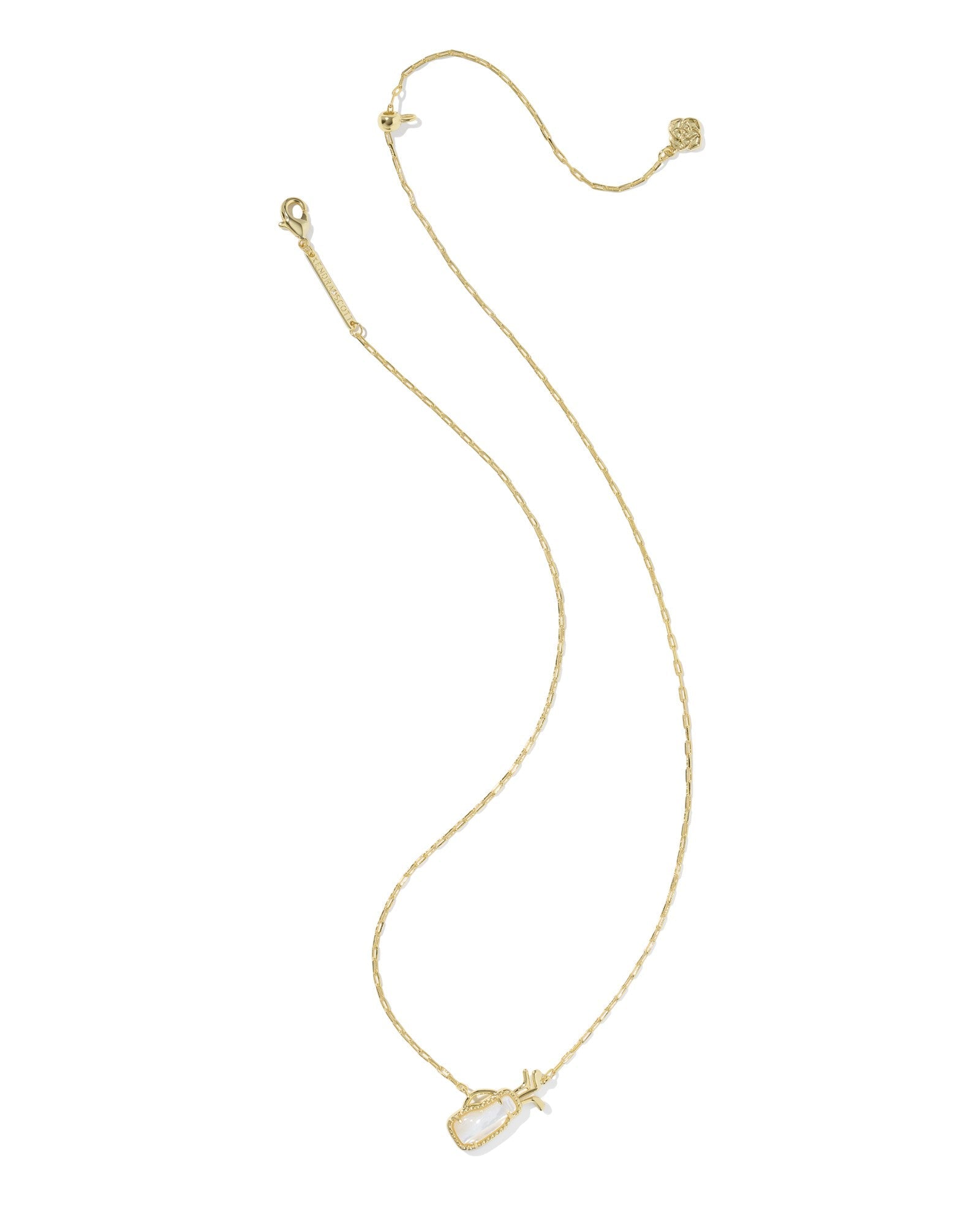 Kendra Scott Golf Pendant Necklace | Gold | Ivory MOP - Juli's Wearable Art