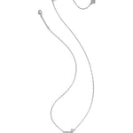 Kendra Scott Golf Pendant Necklace | Silver | Ivory MOP - Juli's Wearable Art