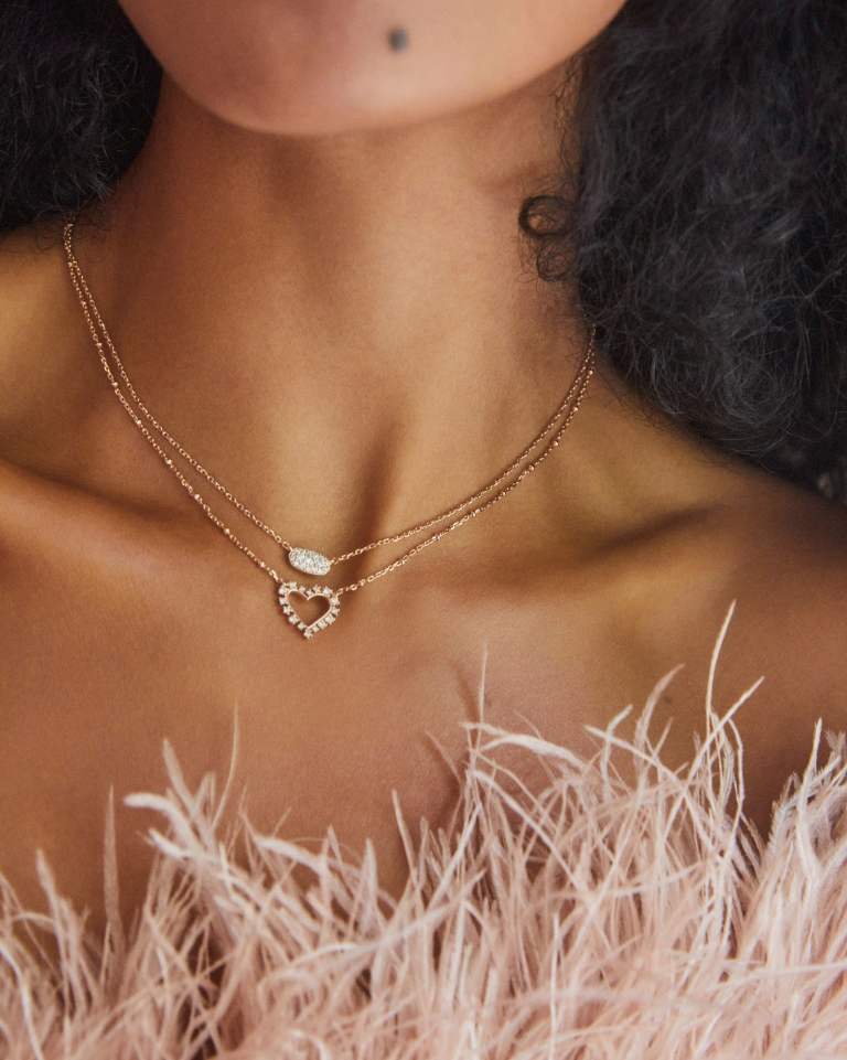 Kendra Scott Grayson Crystal Pendant Necklace | Gold - Juli's Wearable Art