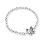 Kendra Scott Haley Bow Stretch Bracelet – Silver Ivory Mother of Pearl - Juli's Wearable Art