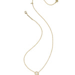 Kendra Scott Ice Cream Short Pendant Necklace | Gold | Ivory Mother of Pearl - Juli's Wearable Art