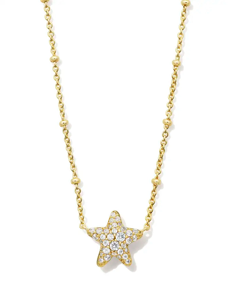 Kendra Scott Jae Small Star Crystal Star Pendant Necklaces