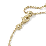 Kendra Scott Jane Delicate Chain Bracelet in Gold | Dark Pink Enamel - Juli's Wearable Art