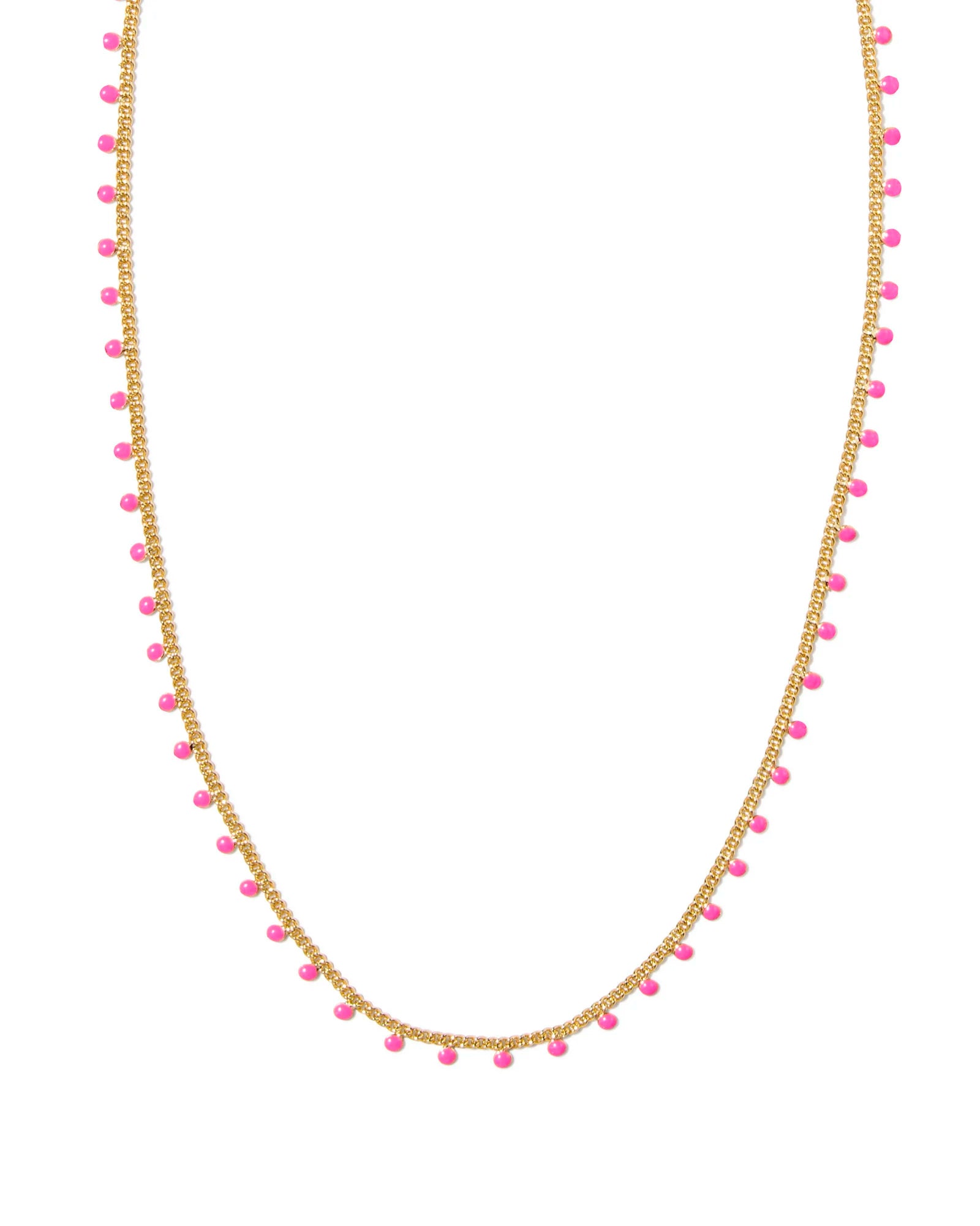 Kendra Scott Kelsey Gold & Pink Strand Necklace