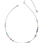 Kendra Scott Lacey Strand Necklace | Silver | Multi Mix - Juli's Wearable Art