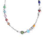 Kendra Scott Lacey Strand Necklace | Silver | Multi Mix - Juli's Wearable Art