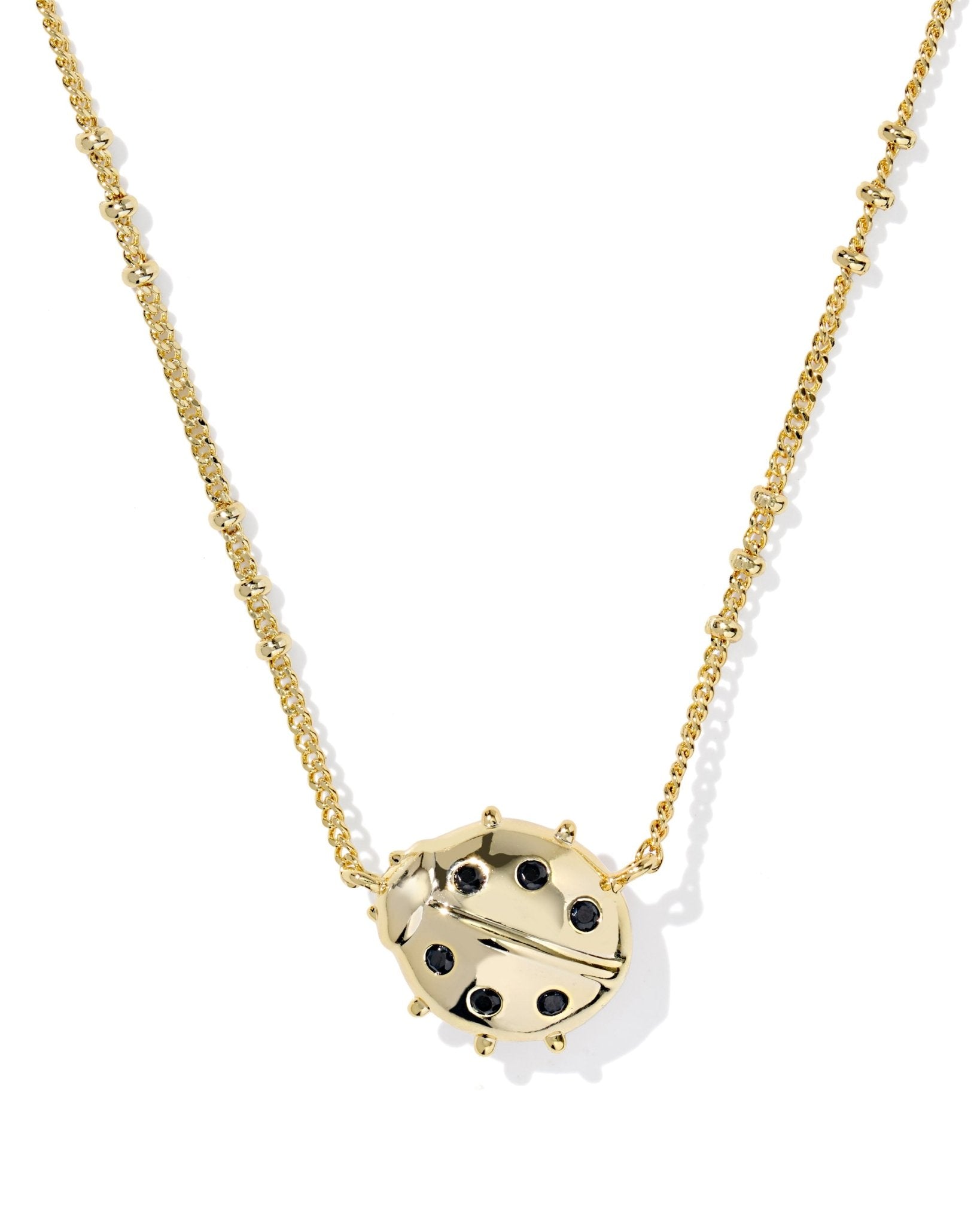 Kendra Scott Ladybug Short Pendant Necklace | Gold
