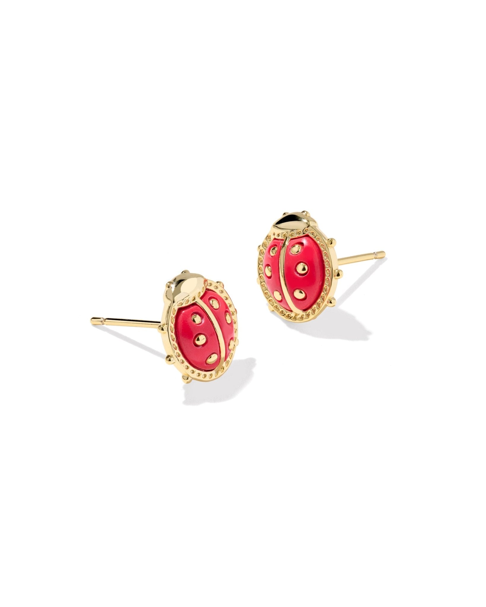Kendra Scott Ladybug Stud Earrings | Gold - Juli's Wearable Art