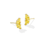 Kendra Scott Lemon Gold Stud Earrings - Juli's Wearable Art