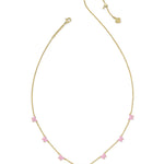 Kendra Scott Lillia Butterfly Gold & Pink Enamel Strand Necklace - Juli's Wearable Art