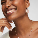 Kendra Scott Lillia Butterfly Gold & Pink Enamel Strand Necklace - Juli's Wearable Art