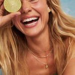 Kendra Scott Lime Gold Stud Earrings - Juli's Wearable Art